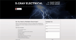 Desktop Screenshot of dgrayelectrical.co.uk